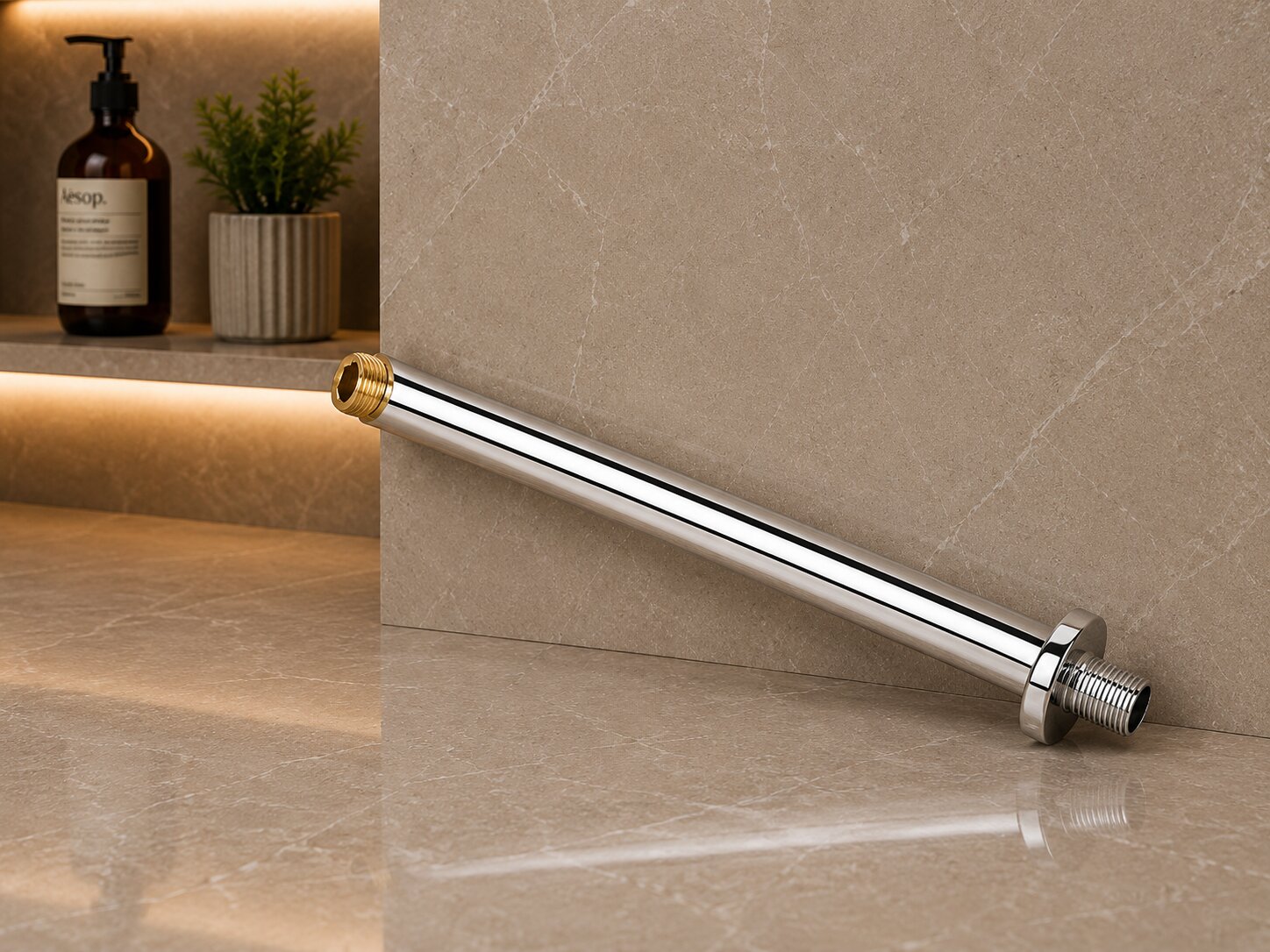 Round Cross Shower Arm SAC-11009